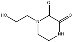 2,3-Piperazinedione,1-(2-hydroxyethyl)-(6CI,7CI,9CI) 结构式