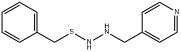 1-Benzylthio-2-(4-pyridylmethyl)hydrazine 结构式