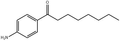 4'-氨基苯辛酮 结构式