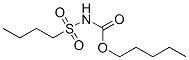 N-(Butylsulfonyl)carbamic acid pentyl ester 结构式