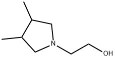 3,4-Dimethylpyrrolidine-1-ethanol 结构式