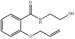 2-(烯丙氧基)-N-(2-羟乙基)苯甲酰胺 结构式