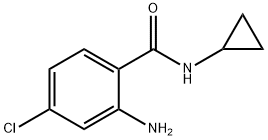 2-amino-4-chloro-N-cyclopropylbenzamide 结构式