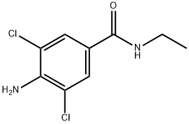 4-Amino-3,5-dichloro-N-ethylbenzamide 结构式