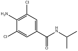 4-Amino-3,5-dichloro-N-isopropylbenzamide 结构式