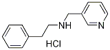 Phenethyl-pyridin-3-ylmethyl-amine hydrochloride 结构式