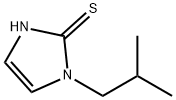 1-Isobutyl-1H-imidazole-2-thiol 结构式