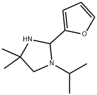 4,4-Dimethyl-2-(2-furyl)-1-isopropylimidazolidine 结构式