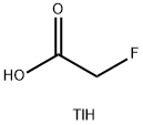 Fluoroacetic acid thallium(I) salt 结构式