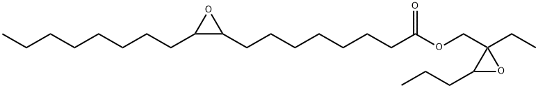 8-(3-Octyloxirane-2-yl)octanoic acid (2-ethyl-3-propyloxirane-2-yl)methyl ester 结构式