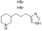 3-[3-(1H-IMIDAZOL-4-YL)-PROPYL]-PIPERIDINE 2HBR 结构式