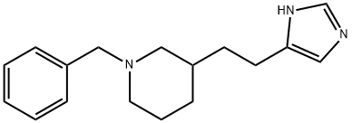 1-BENZYL-3-[2-(1H-IMIDAZOL-4-YL)-ETHYL]-PIPERIDINE 结构式