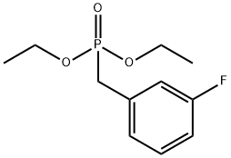 (3-氟苄基)膦酸二乙酯 结构式