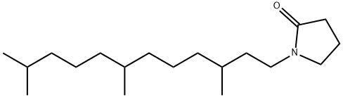1-(3,7,11-Trimethyldodecyl)pyrrolidin-2-one 结构式