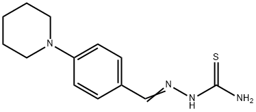 4-Piperidinobenzaldehyde thiosemicarbazone 结构式