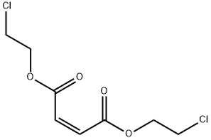 Maleic acid bis(2-chloroethyl) ester 结构式