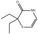 2,2-diethyl-4H-1,4-thiazin-3-one 结构式