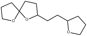 2-[2-(Tetrahydrofuran-2-yl)ethyl]-1,6-dioxaspiro[4.4]nonane 结构式