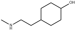 4-(2-Methylaminoethyl)cyclohexanol 结构式