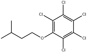 Isopentylpentachlorophenyl ether 结构式