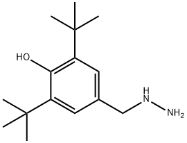 3,5-DI-TERT-BUTYL-4-HYDROXY-BENZYL-HYDRAZINE 结构式