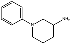 1-苯基哌啶-3-胺 结构式