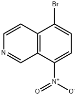 5-溴-8-硝基异喹啉 结构式