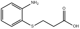 3-(2-aminophenylthio)propanoic acid 结构式