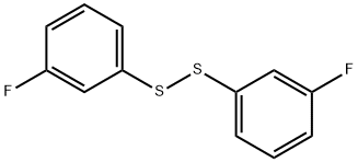 3,3'-二氟二苯二硫醚 结构式