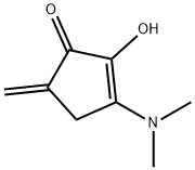 3-Dimethylamino-2-hydroxy-5-methylene-2-cyclopenten-1-one 结构式