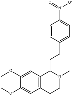 6,7-Dimethoxy-2-methyl-1-(4-nitrophenethyl)-1,2,3,4-tetrahydroisoquinoline