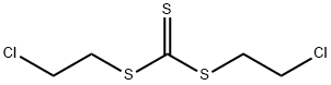 Trithiocarbonic acid bis(2-chloroethyl) ester 结构式