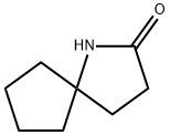 1-氮杂螺[4.4]壬烷-2-酮 结构式