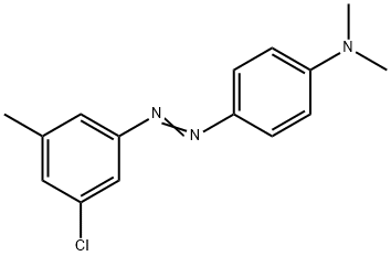p-[(3-Chloro-p-tolyl)azo]-N,N-dimethylaniline 结构式
