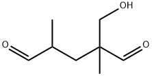 2,4-Dimethyl-2-(hydroxymethyl)pentanedial 结构式