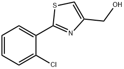 [2-(2-氯苯基)-噻唑-4-基]甲醇 结构式