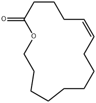 (Z)-1-Oxa-6-cyclopentadecene-2-one 结构式