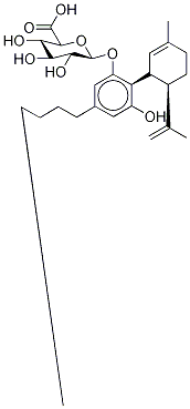 Cannabidiol β-D-Glucuronide 结构式