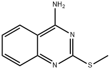4-氨基-2-甲基巯基喹唑啉 结构式