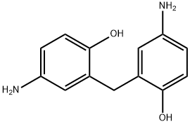 2,2'-亚甲基双 4-氨基苯酚 结构式