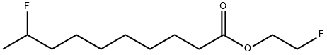9-Fluorodecanoic acid 2-fluoroethyl ester 结构式