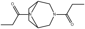 3,8-Dipropionyl-3,8-diazabicyclo[3.2.1]octane 结构式