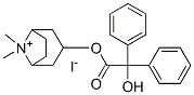 (8,8-dimethyl-8-azoniabicyclo[3.2.1]oct-3-yl) 2-hydroxy-2,2-diphenyl-acetate iodide 结构式