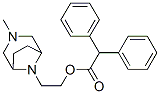 8-[2-(Diphenylacetoxy)ethyl]-3-methyl-3,8-diazabicyclo[3.2.1]octane 结构式