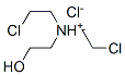 2-(二(2-氯乙基)氨基)乙醇盐酸盐 结构式