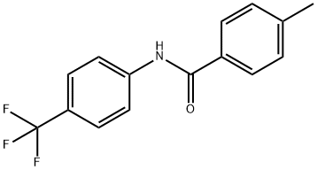 4-甲基-N-[4-(三氟甲基)苯基]苯甲酰胺 结构式