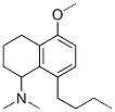 1,2,3,4-Tetrahydro-8-butyl-N,N-dimethyl-5-methoxy-1-naphthalenamine 结构式