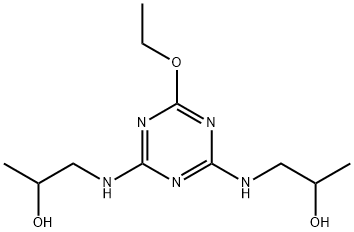 6-Ethoxy-N,N'-bis(2-hydroxy-1-methylethyl)-1,3,5-triazine-2,4-diamine 结构式