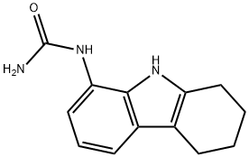 (5,6,7,8-Tetrahydro-9H-carbazol-1-yl)urea 结构式