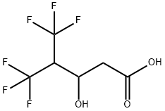 3-Hydroxy-5,5,5-trifluoro-4-(trifluoromethyl)valeric acid 结构式
